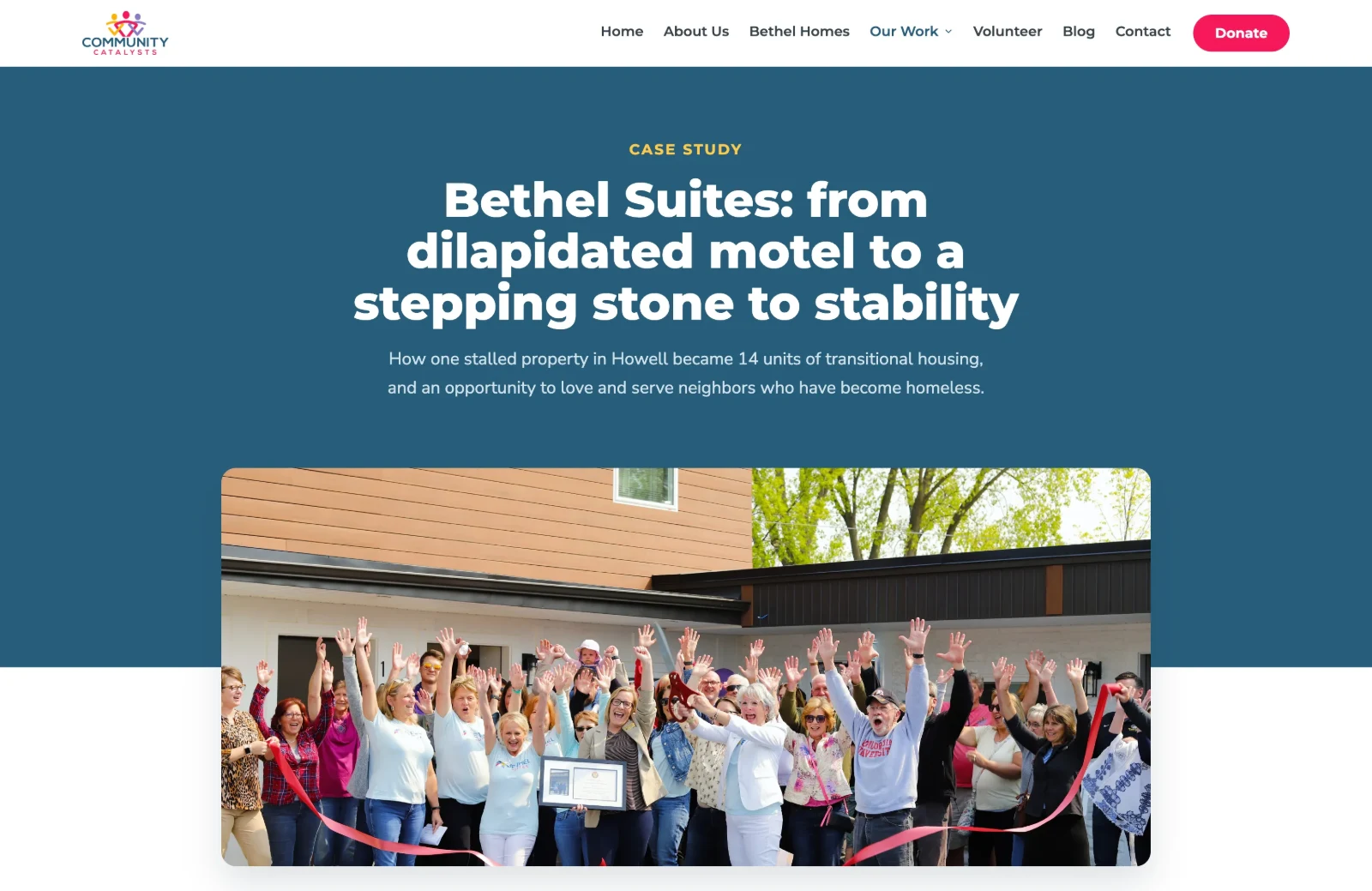 Community Catalysts, Bethel Suites case study