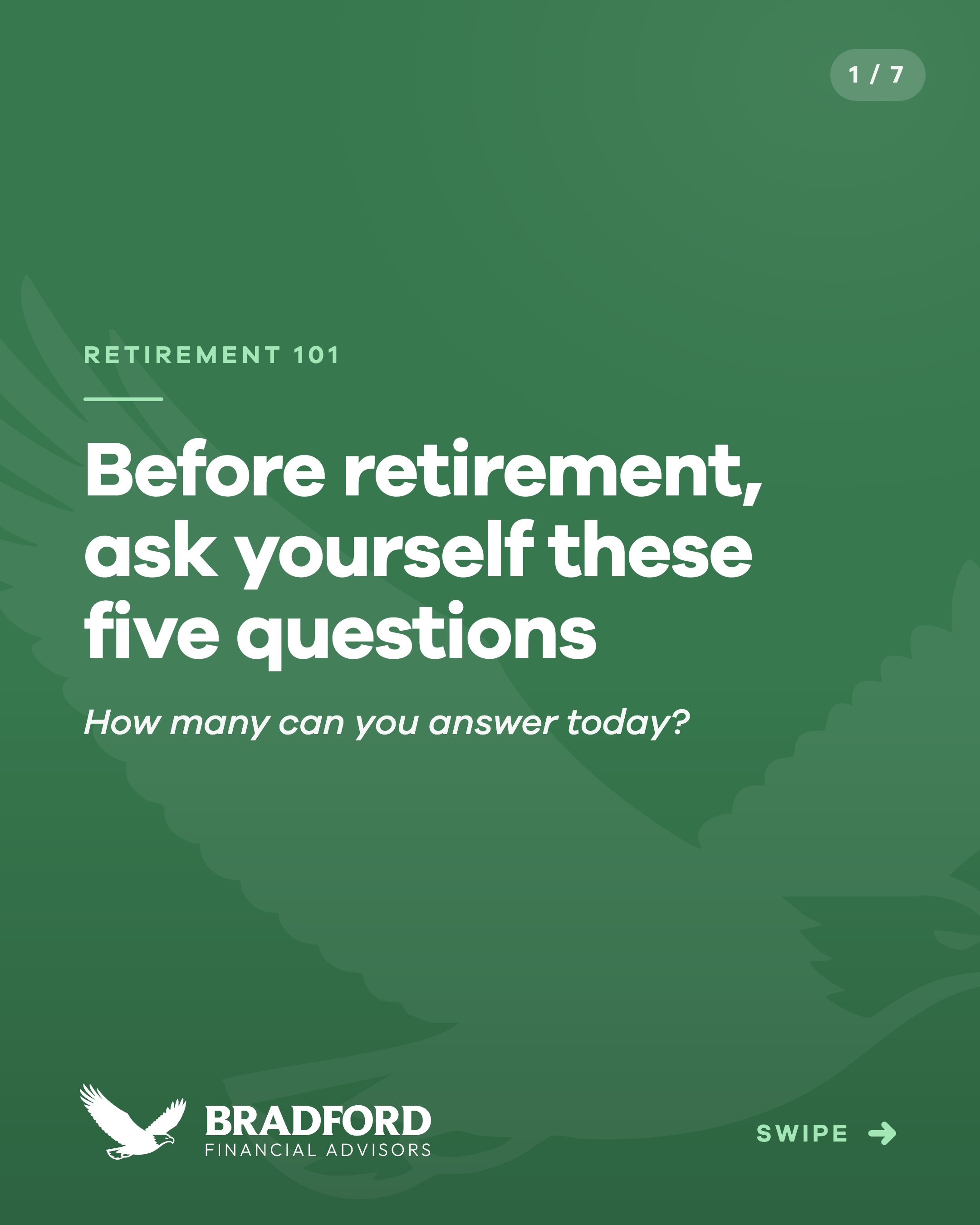 Bradford Financial — Retirement Readiness Guide