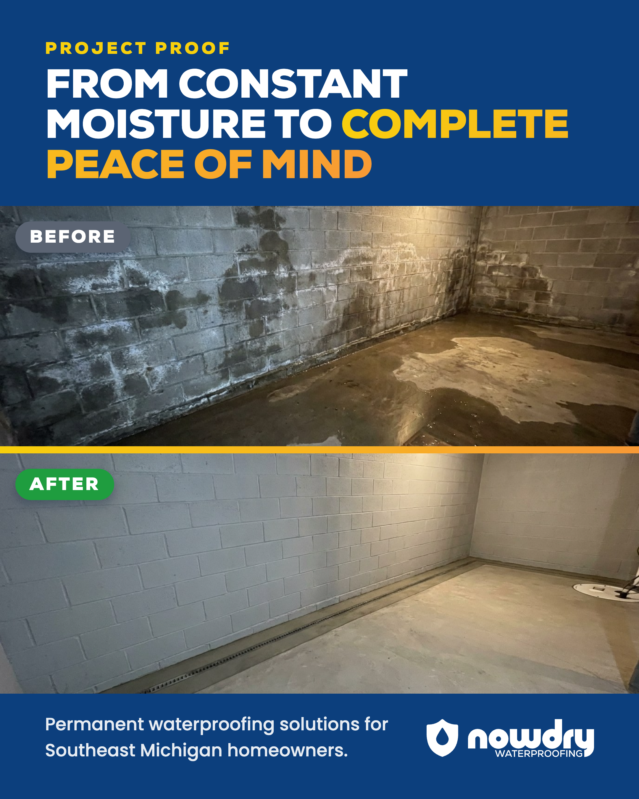 NowDry — From constant moisture to complete peace of mind