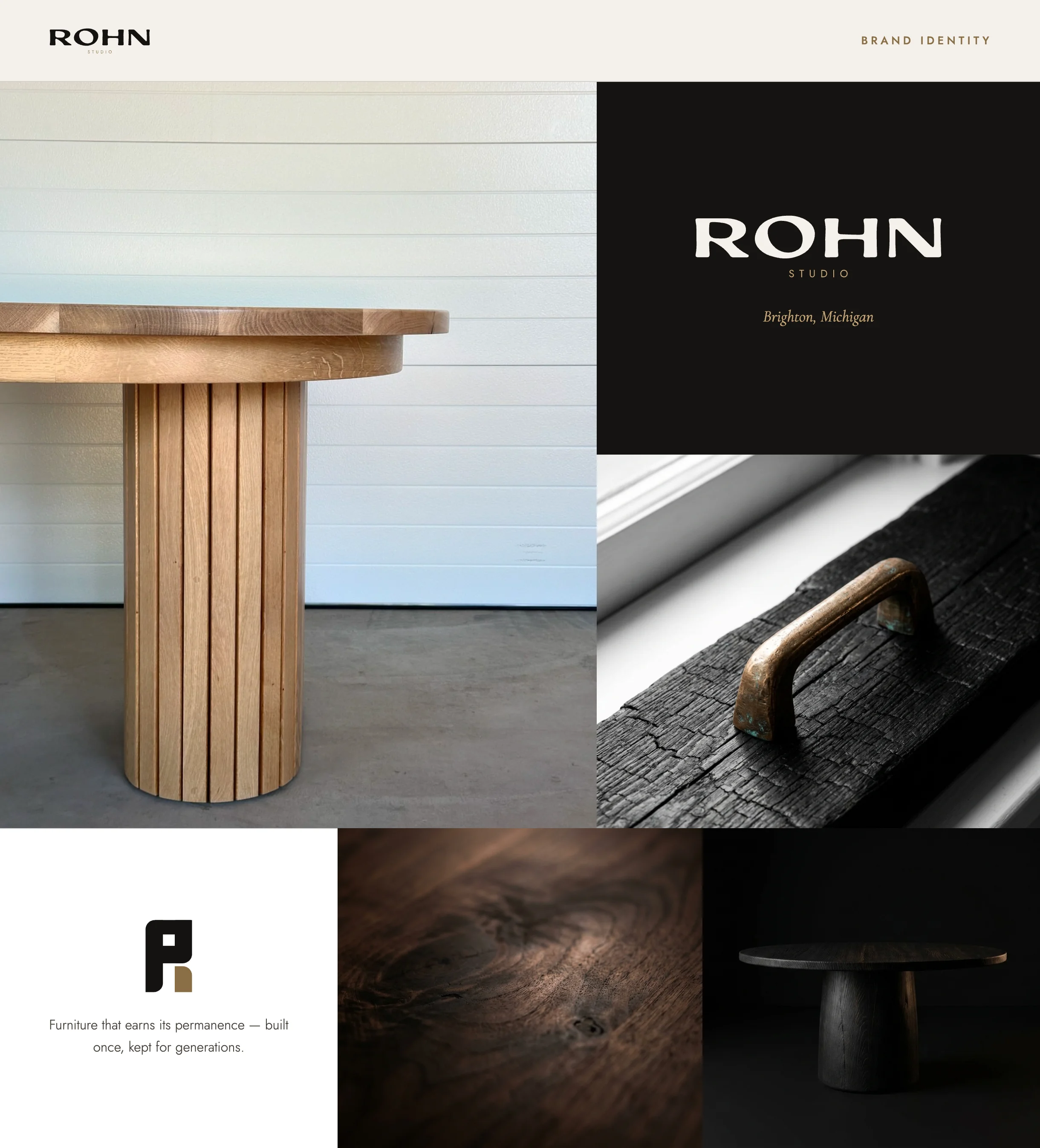 ROHN Studio brand identity highlight