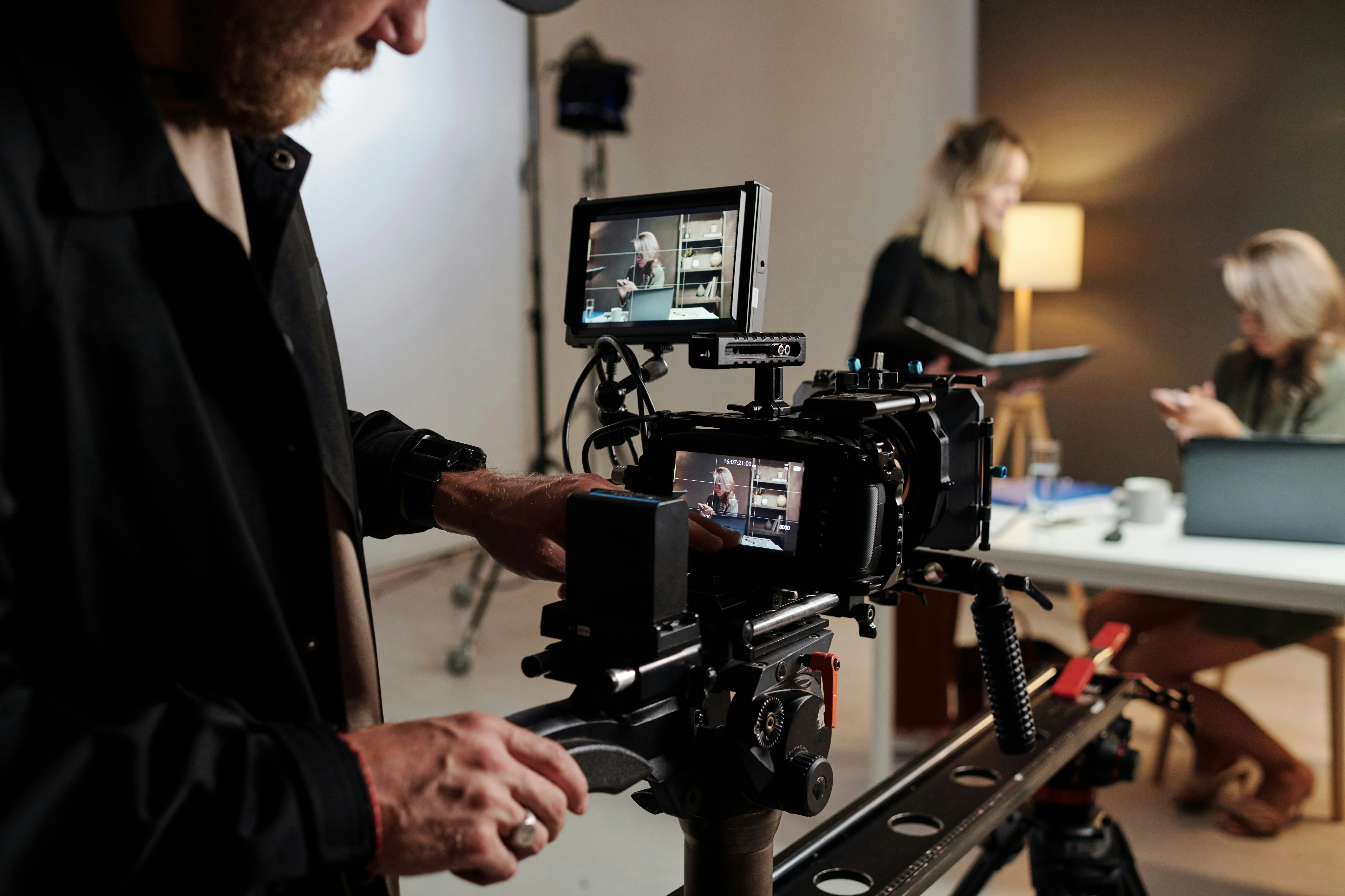 A production day on set