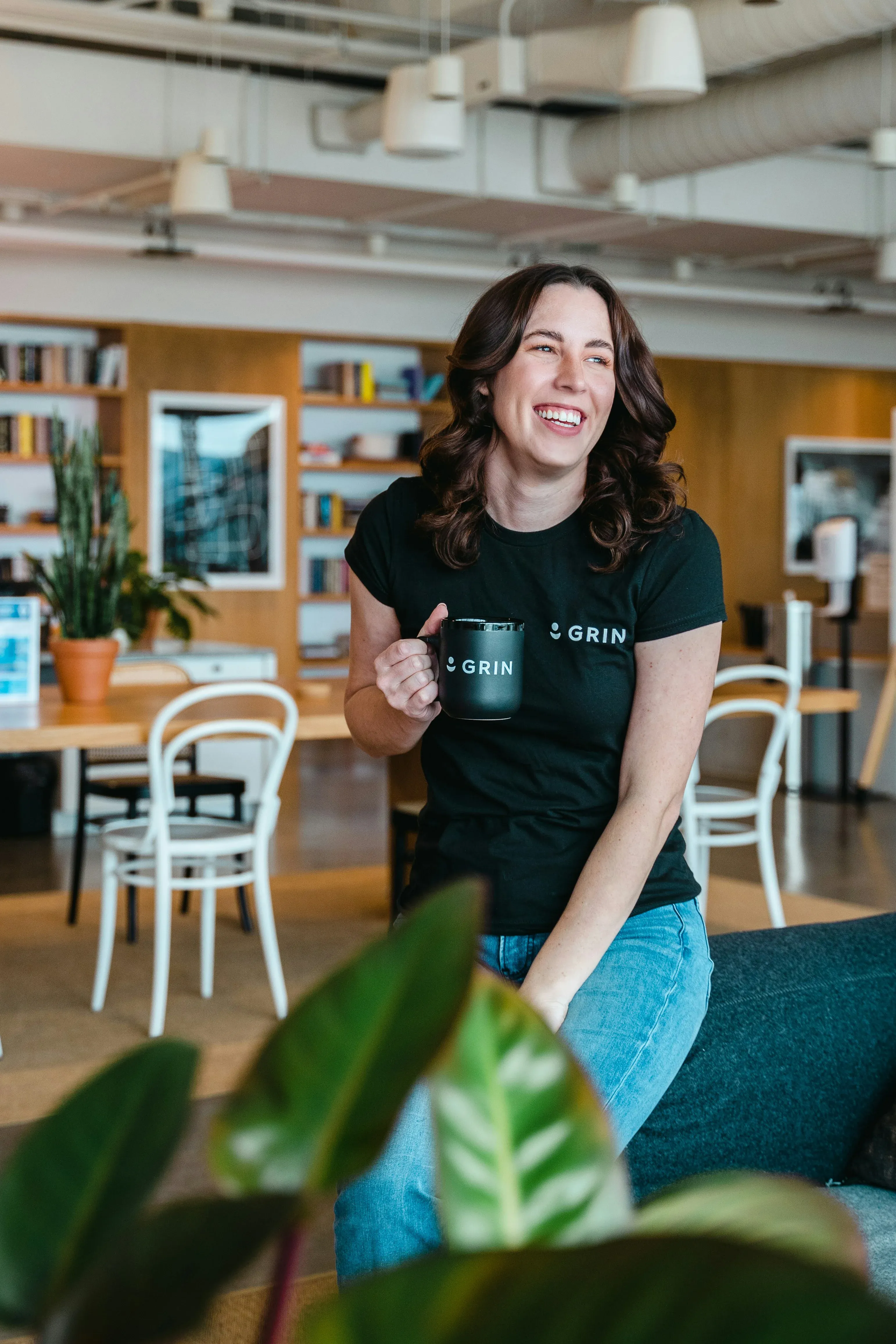 Business owner working calmly without marketing chaos